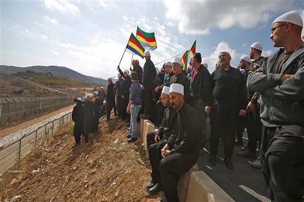 Syria's Golan Height Protesters Slam Zionist Regime’s Support for Terrorists