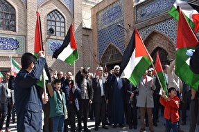 عکس | تجمع اردبیلی‌ها در محکومیت جنایات صهیونیست‌ها در غزه