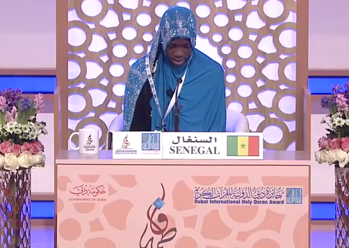 Aïcha Fall, représente le Sénégal au concours international de récital de Coran à Dubaï