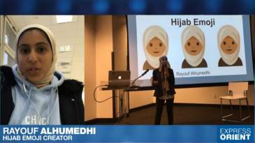 Combat pour la diversité par des imojis en hijab